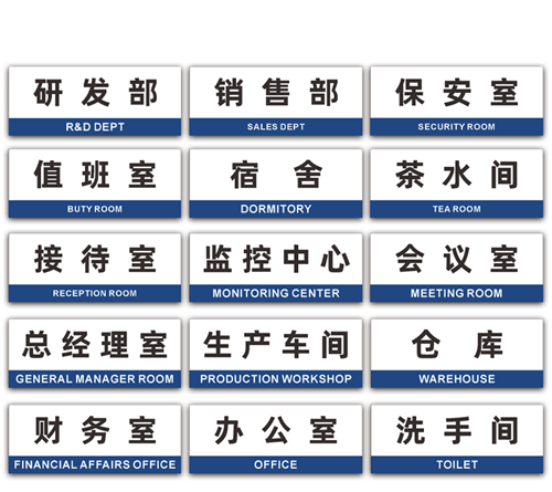 制作科室标识牌的注意事项是什么？